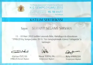 60-kış sempozyumu 2010 yüz gençleştirme