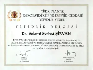 69- yeterlilik belgesi